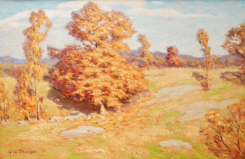 Hillside in Autumn by George Thomson