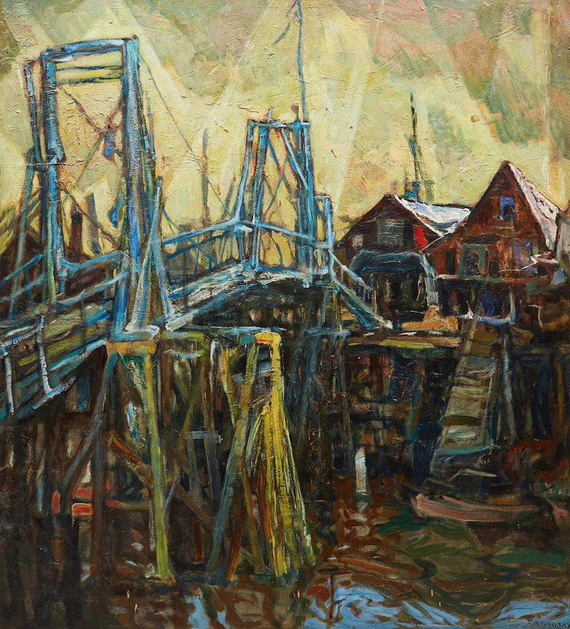 Harbour Scene by Nicholas Hornyansky