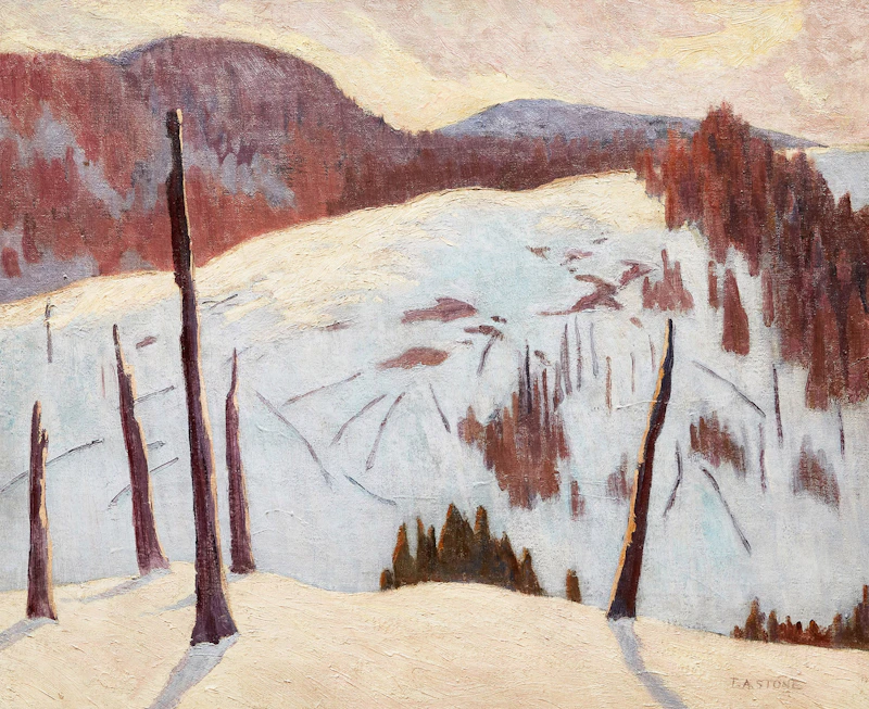 Winter Hills by Thomas Albert Stone