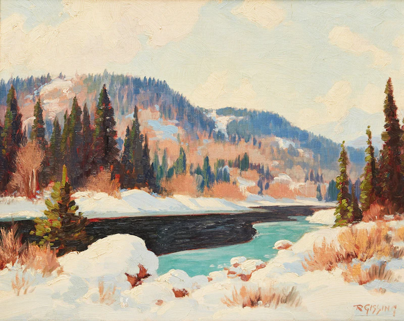 Winter - Ghost River by Roland Gissing