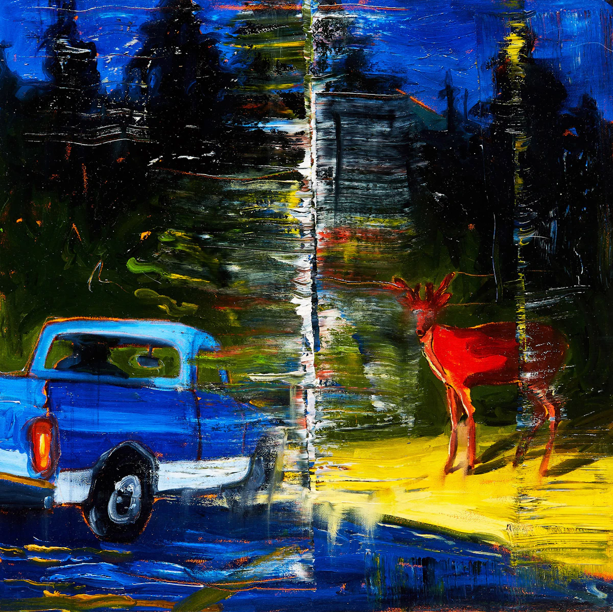 Michael Cameron, Untitled, oil on canvas, 2020