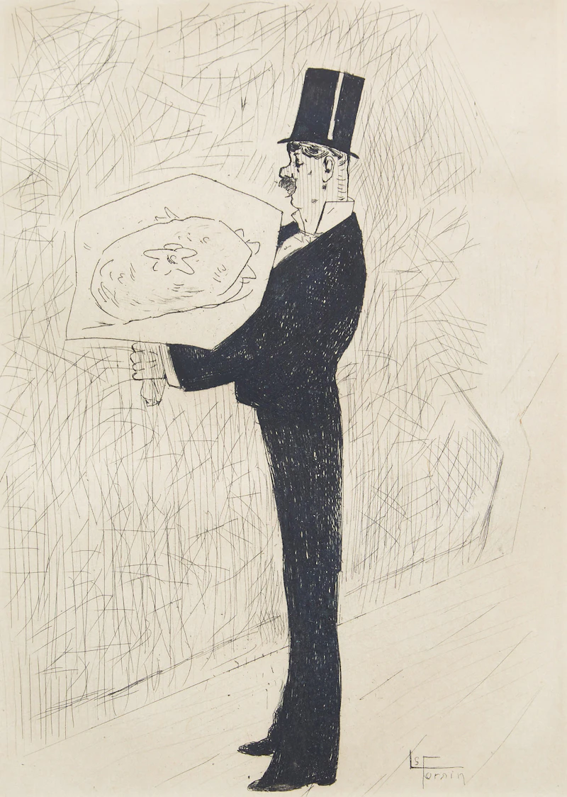 The Toff with a Bouquet by Jean-Louis Forain