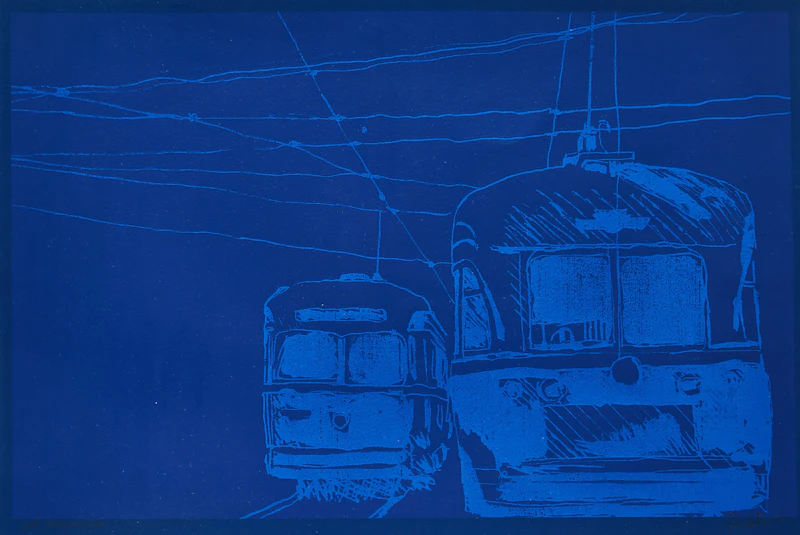 Evening Car by Charles Pachter
