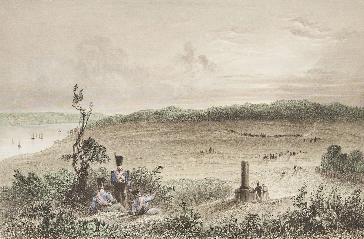 William Henry Bartlett, The Plains of Abraham, Near Quebec; Fish Market, Toronto;  Lake of The Two Mountains; Lily Lake ( St. Johns ); Montreal From The Mountain, five engravings