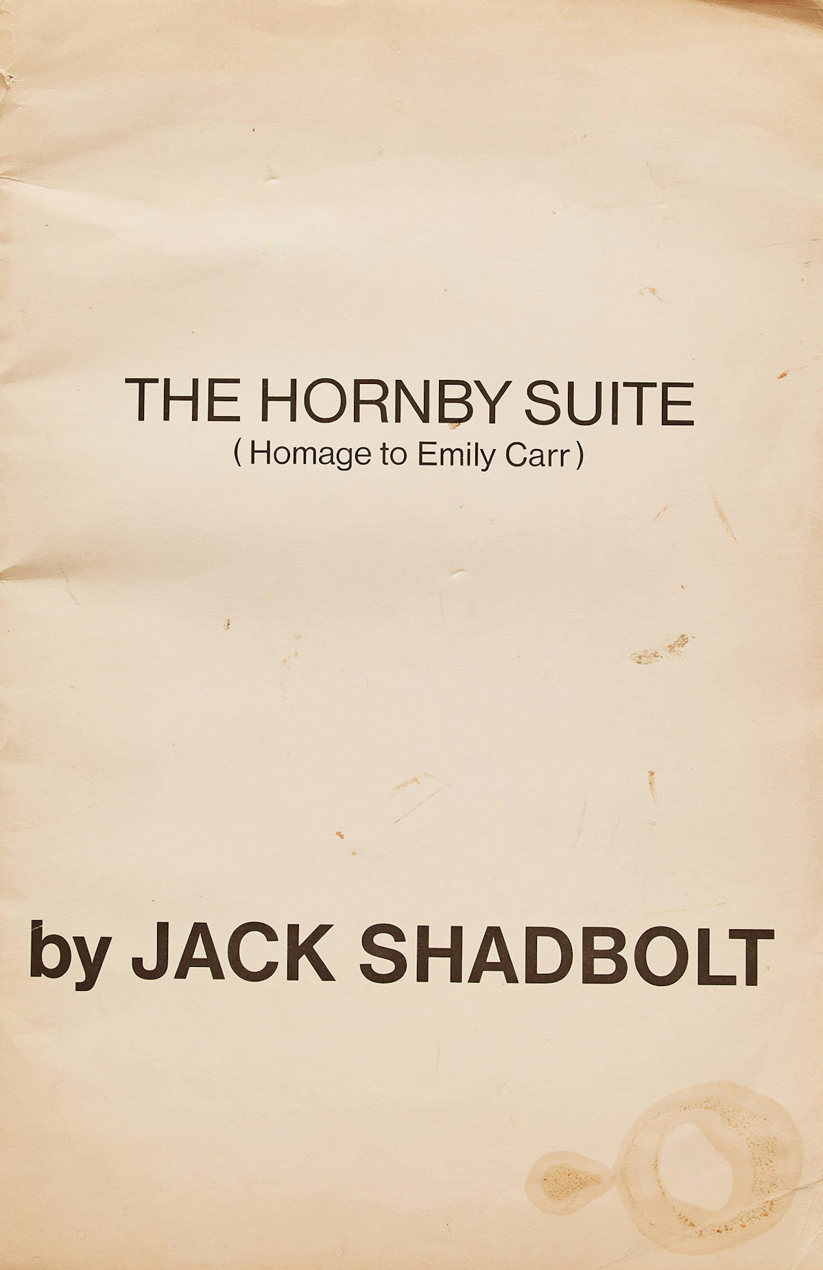 Jack Leonard Shadbolt, Hornby Suite (Homage to Emily Carr) (partial), portfolio of 13 prints, 1971
