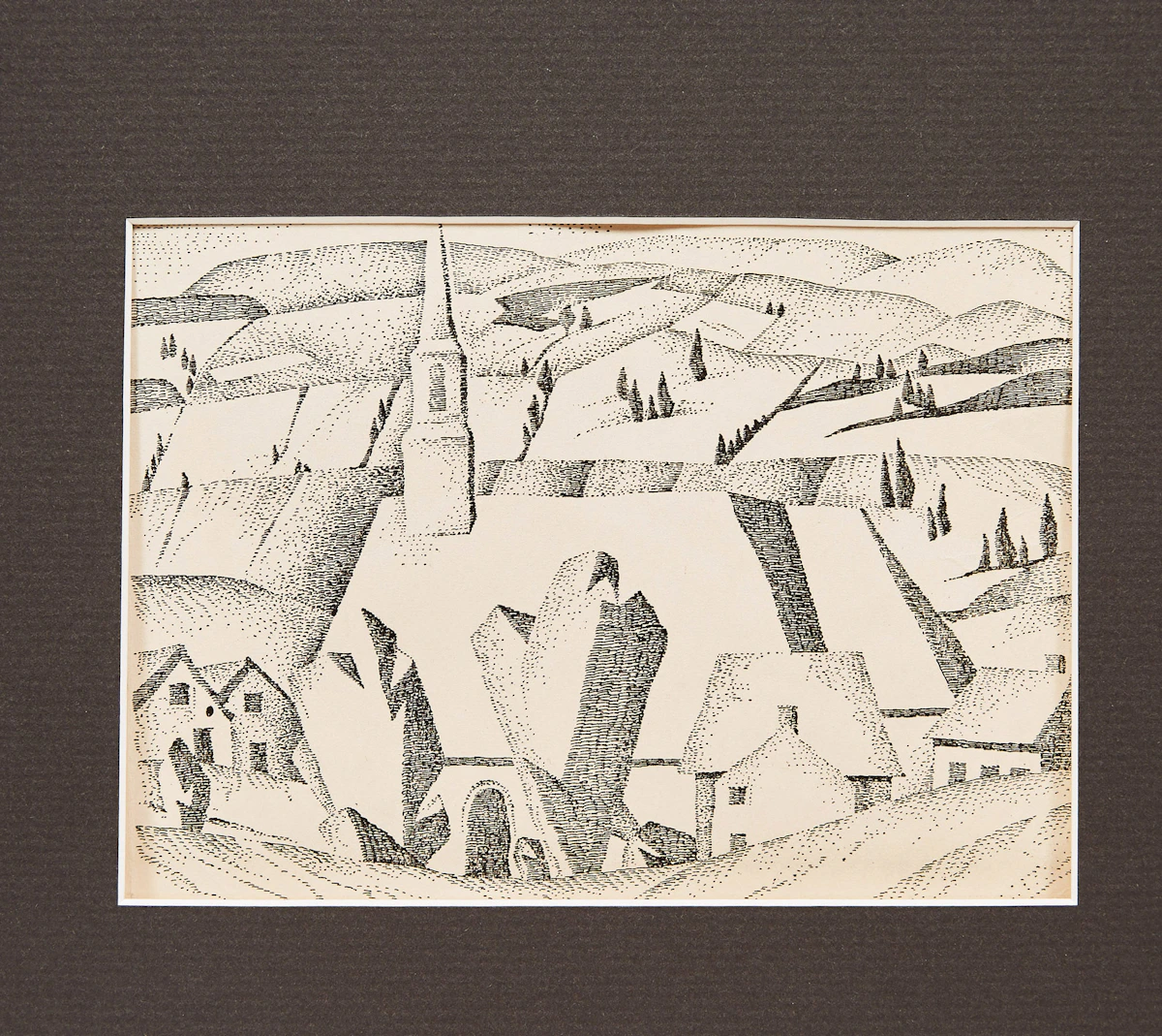 Bertram Richard Brooker, Six Christmas Cards , six prints, 1945-1954