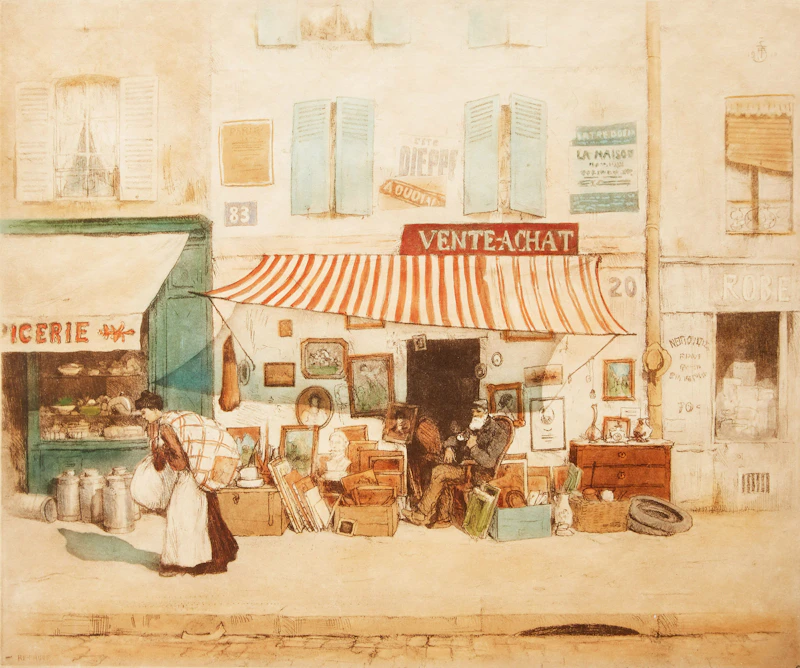 French Antique Shop by Tavik František  Šimon