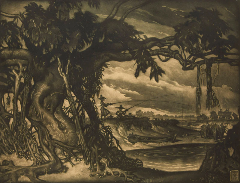 Ol’ Banyon Tree by Reynold Henry Weidenaar