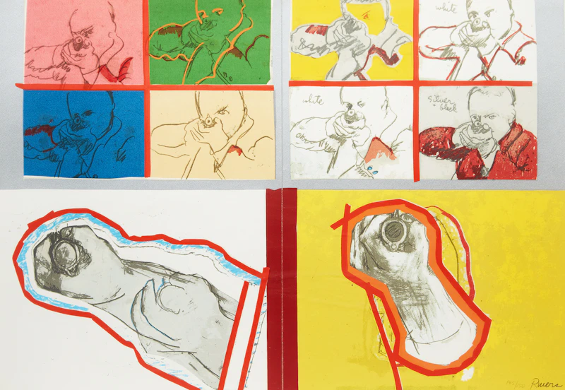 Ready-Aim And Two Hands (from the Portfolio “Some (Visual) Afterthoughts on the Boston Massacre”) by Larry Rivers