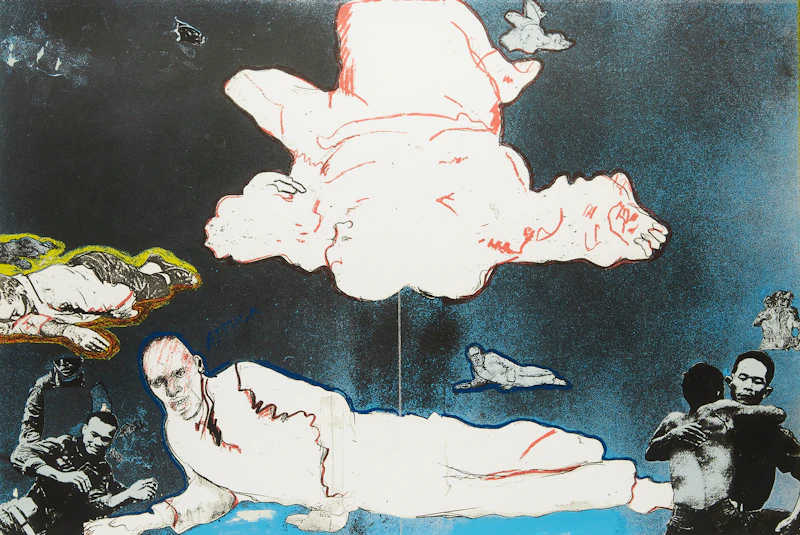 Victims (from the Portfolio “Some (Visual) Afterthoughts on the Boston Massacre”) by Larry Rivers