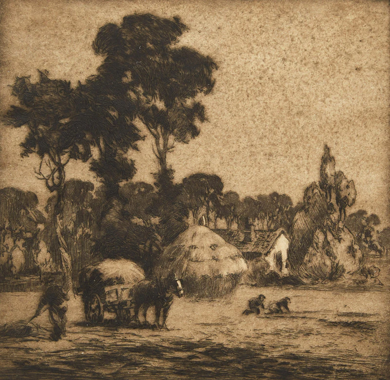 A Belgian Farm by John Wesley Cotton