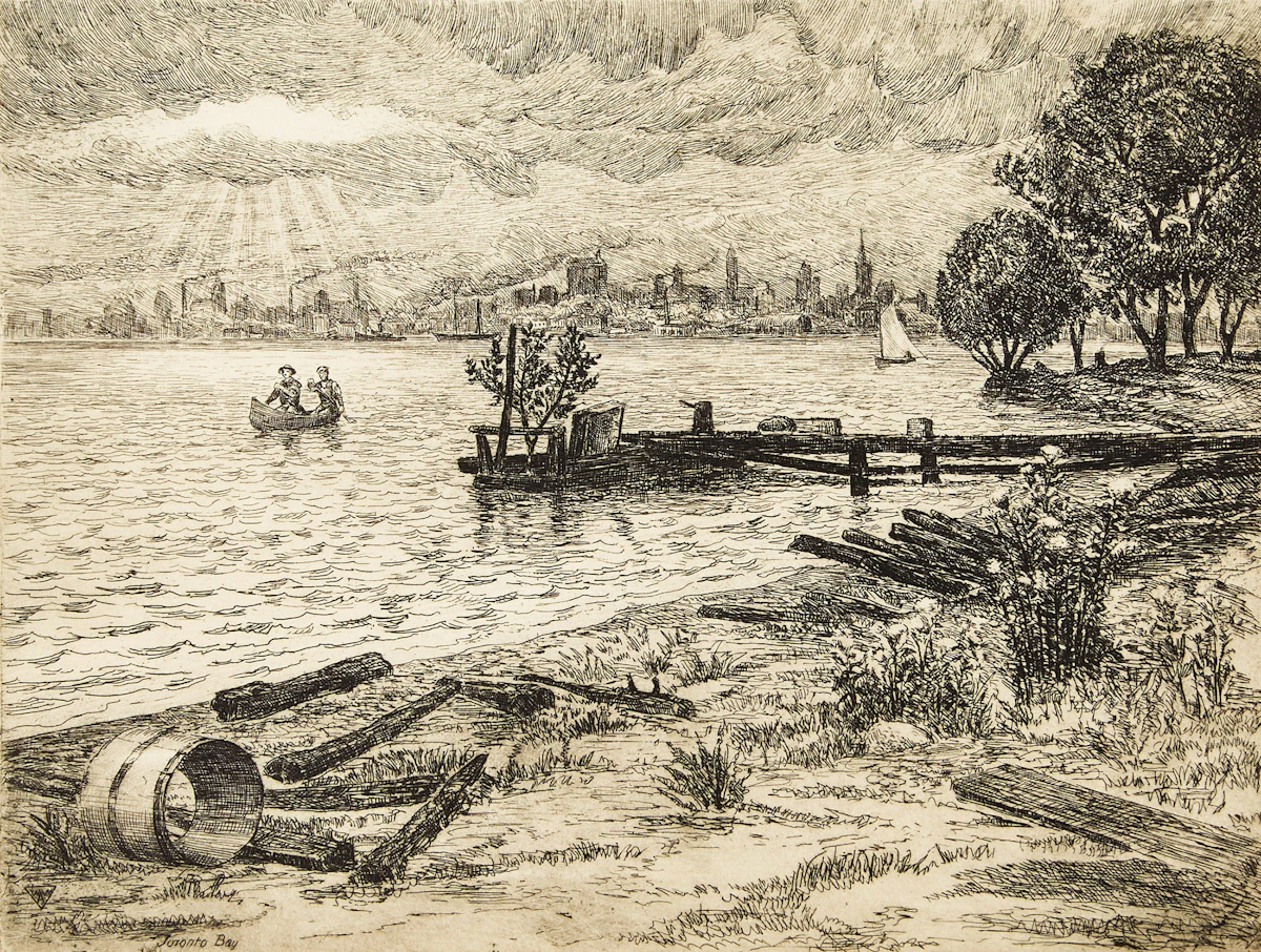 William Walker Alexander, Toronto Bay, etching