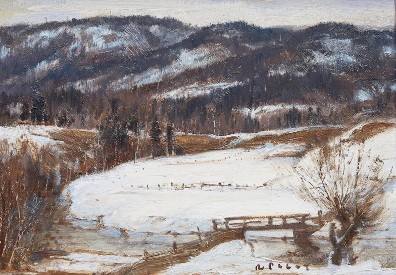 March Day - St. Margaret’s, Quebec by Robert Wakeham Pilot