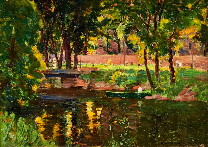 Lachine Canal, Montreal by Andrew Wilkie Kilgour