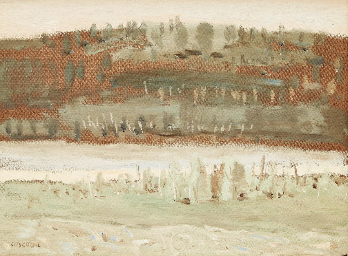 Stanley Morel Cosgrove, Landscape, oil on canvas board