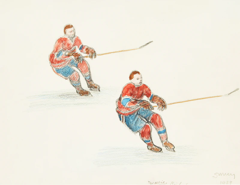 Maurice (Rocket) Richard by Philip Henry Howard Surrey