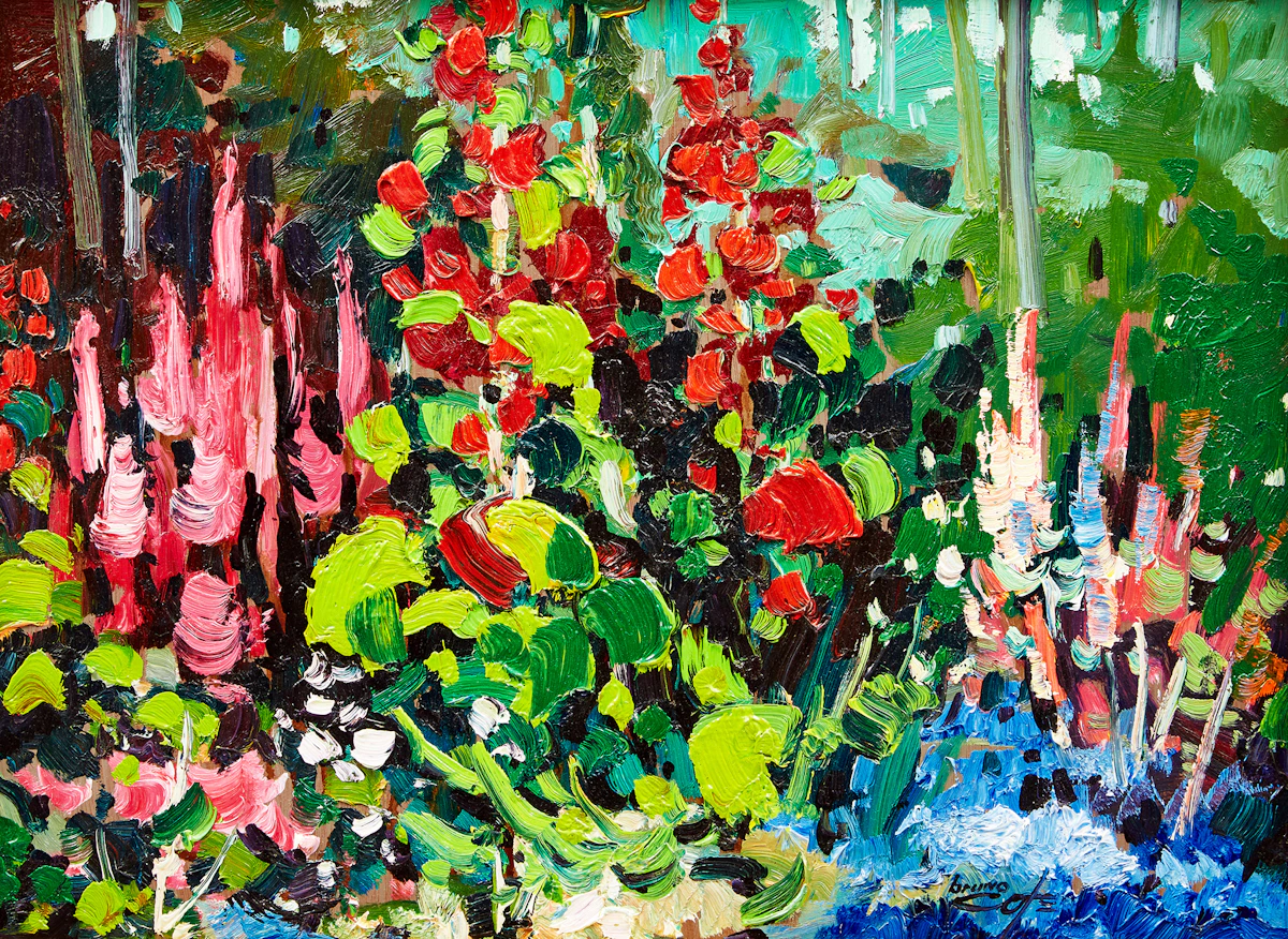 Bruno Côté, Metis, oil on board, 1989