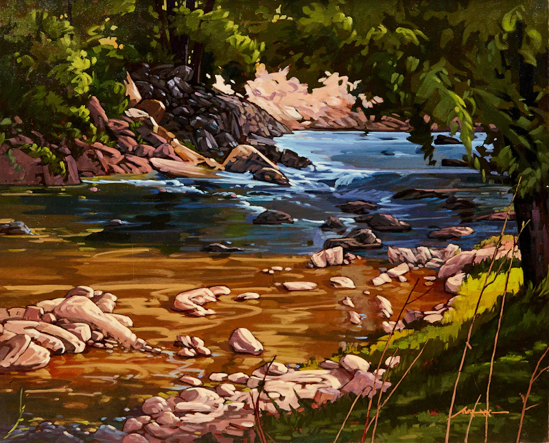 Rivière aux Brochets (Frelighsburg) by André Turenne