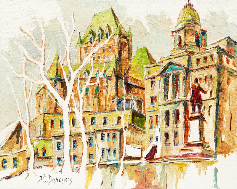 Château Frontenac by Jean-Guy Desrosiers