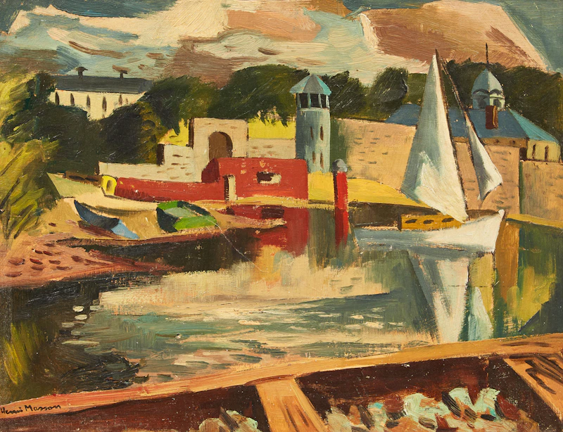View of Quebec by Henri Leopold Masson