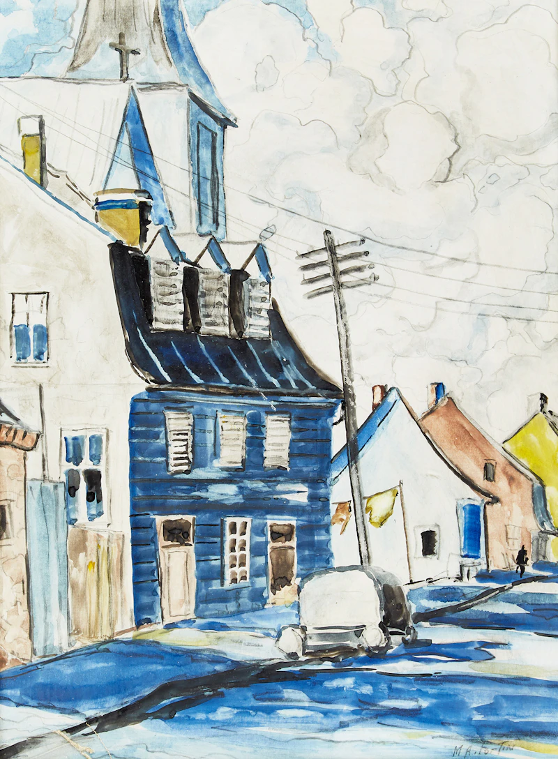 St-Sauveur, Quebec by Marc-Aurèle Fortin