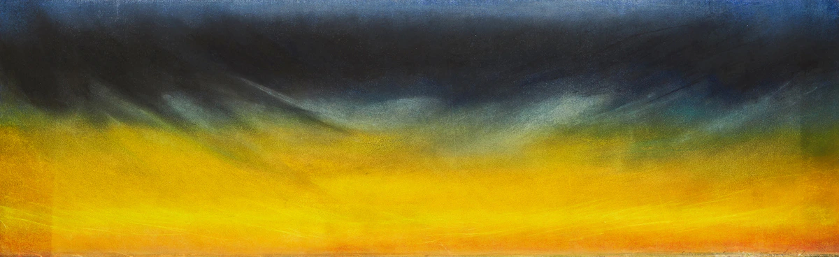 Rita Letendre, Sunrise, pastel, 1989