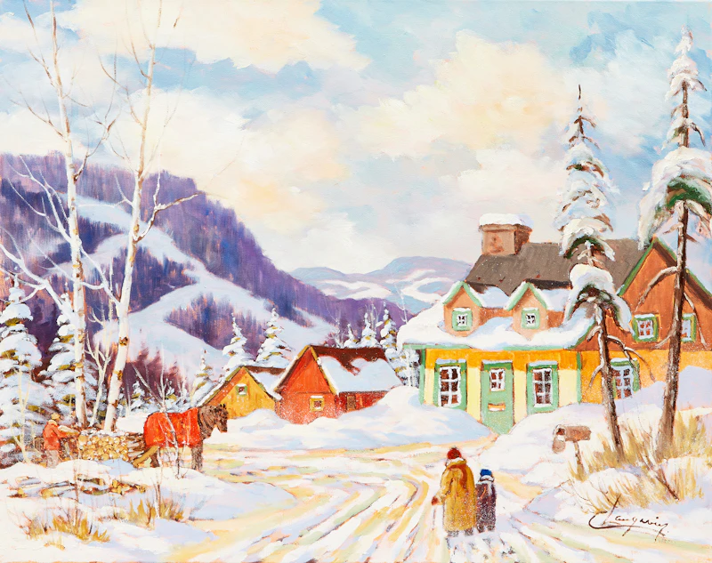 Journée ensoleille by Claude Langevin