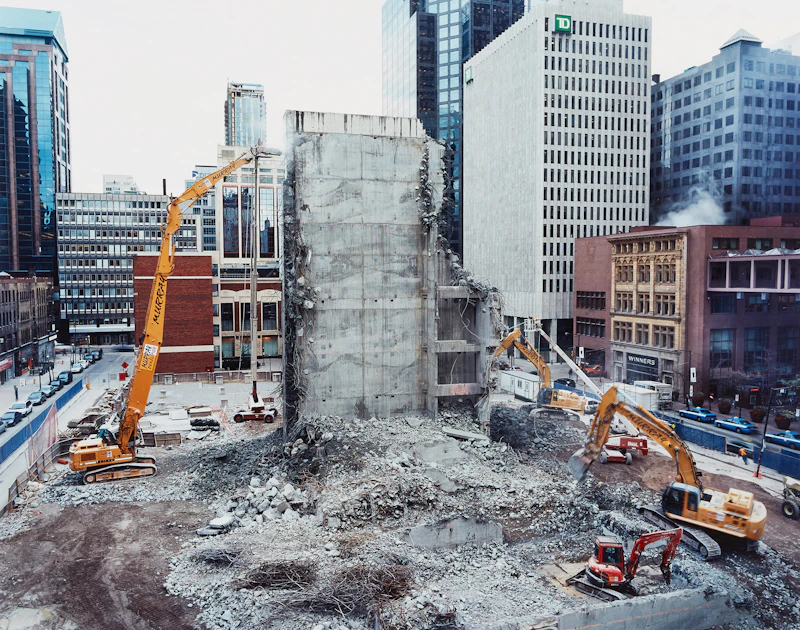Deconstruction, Bay and Adelaide, Toronto, ON, 2006 by Joseph Hartman