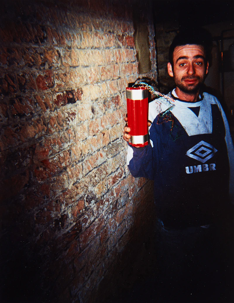Matt with Dynamite by Cornelia Parker