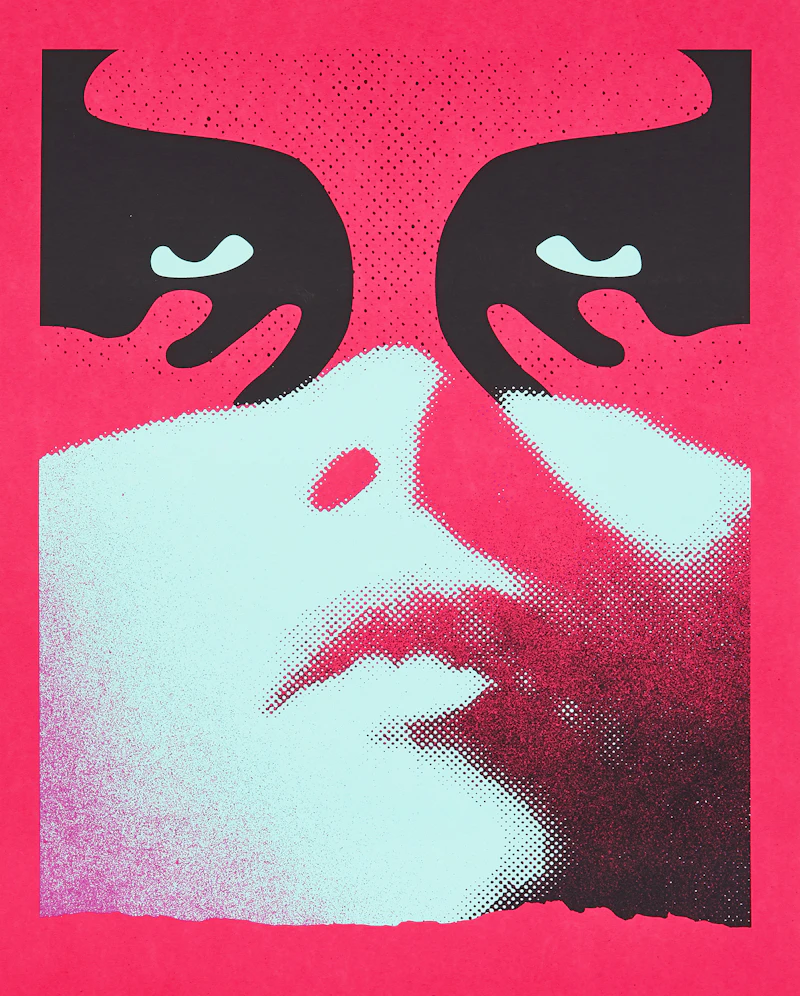 Shadow Play (Blue) by Shepard Fairey