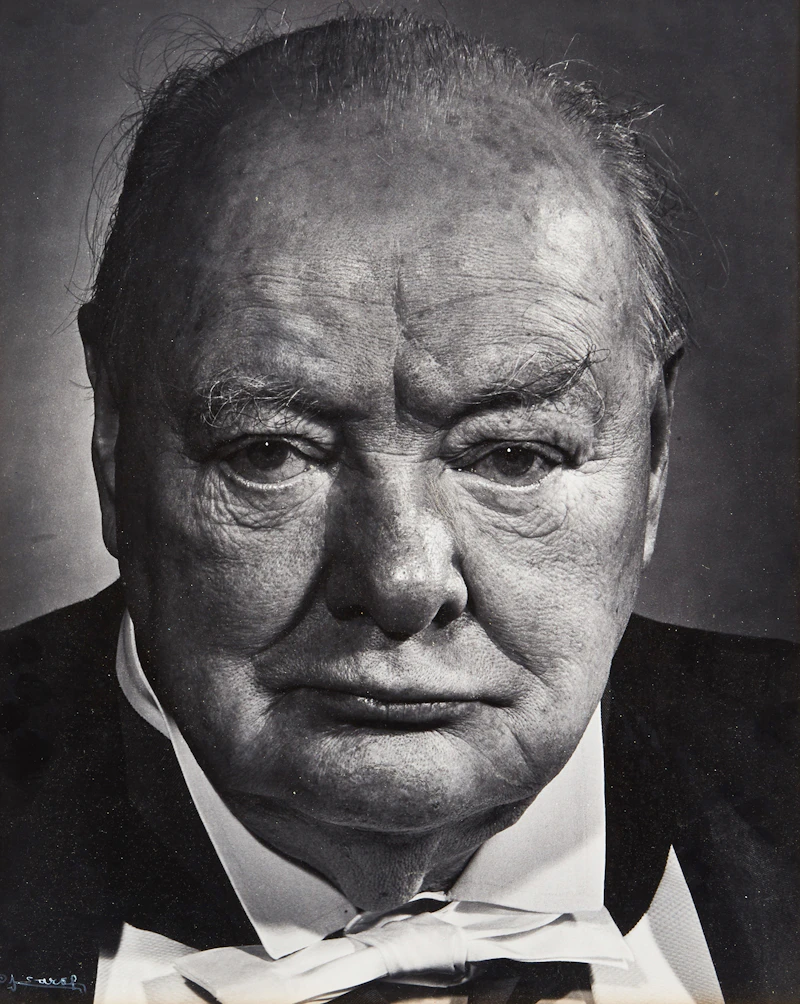 Winston Churchill by Yousuf Karsh