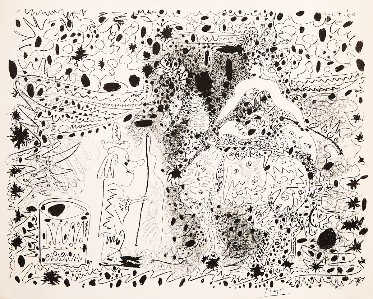 Pablo Picasso, L’Écuyere (Bloch 999, Mourlot 333), lithograph, 1960