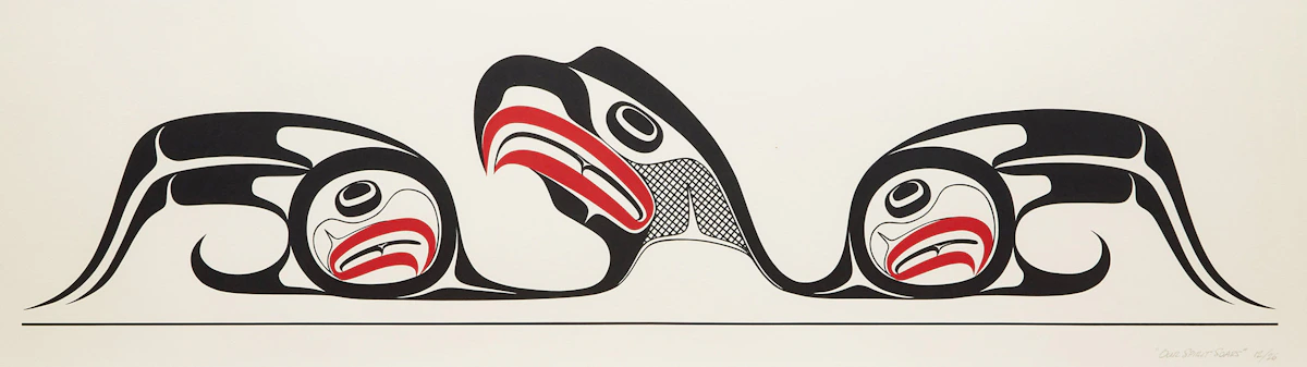 Robert Charles Davidson, Our Spirit Soars, colour serigraph