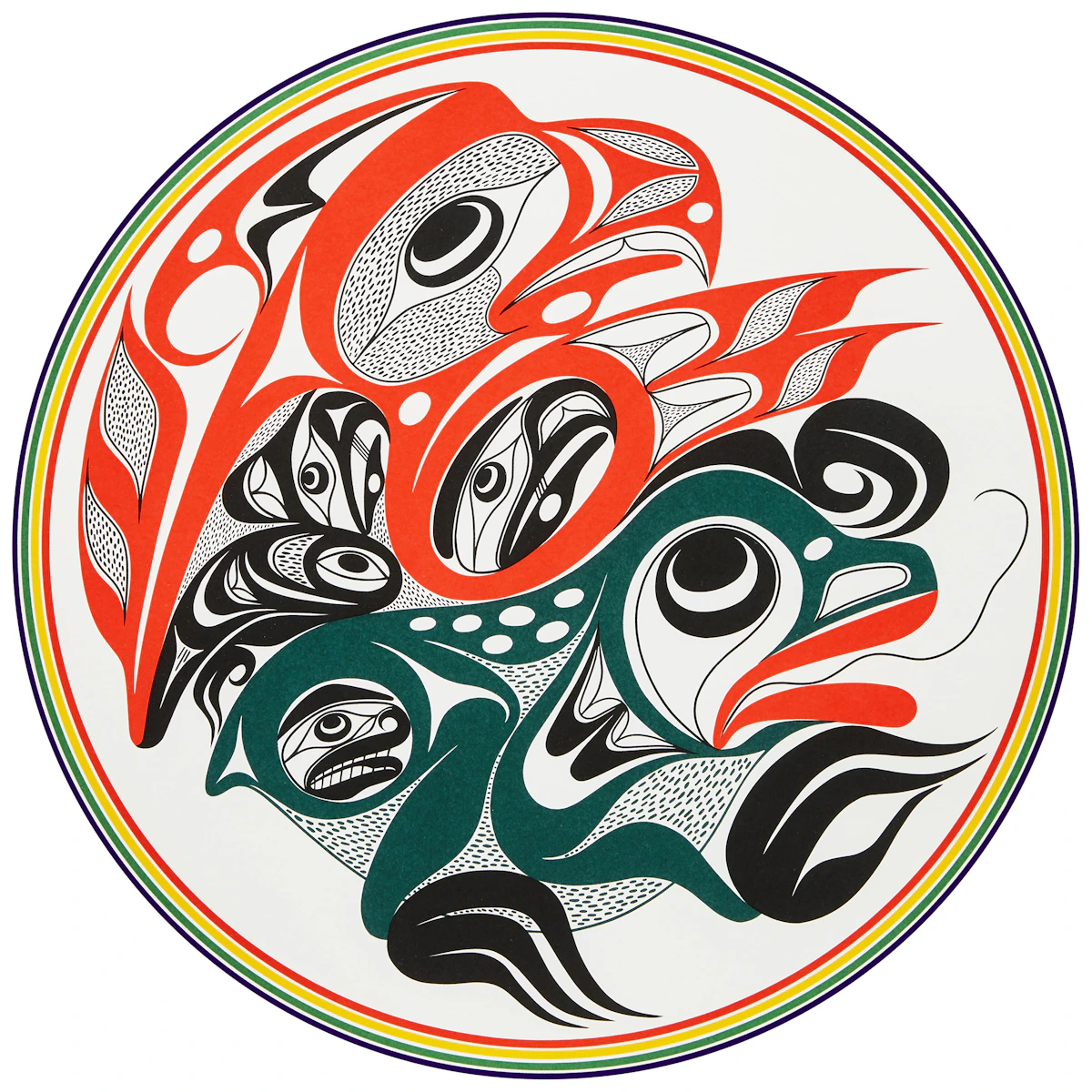 Art Thompson, Untitled, lithograph in colours, 1995