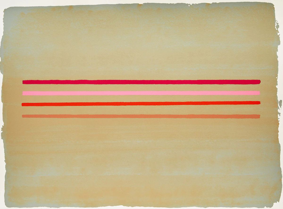 William Perehudoff, La Plonge #8, colour lithograph