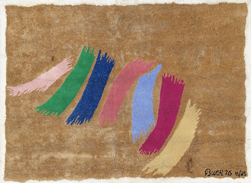 Jack Hamilton Bush, Untitled, acrylic fibre tapestry