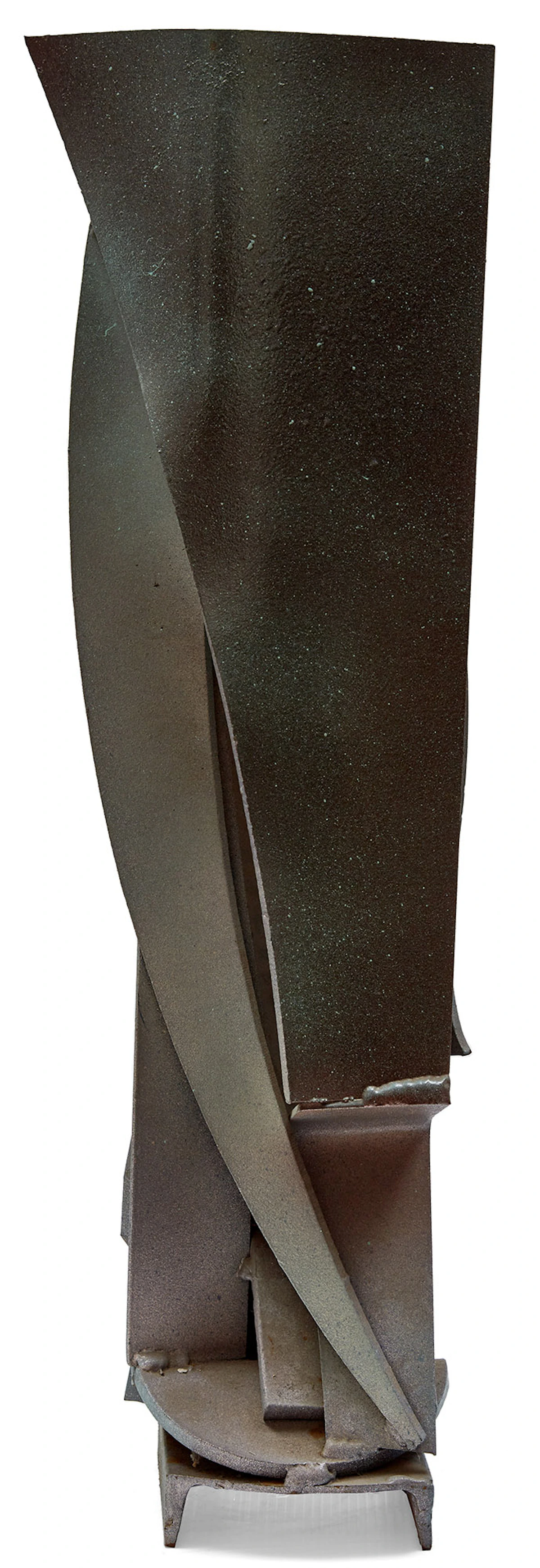 Leslie Alan Reynolds, Blue’s Grey, painted steel