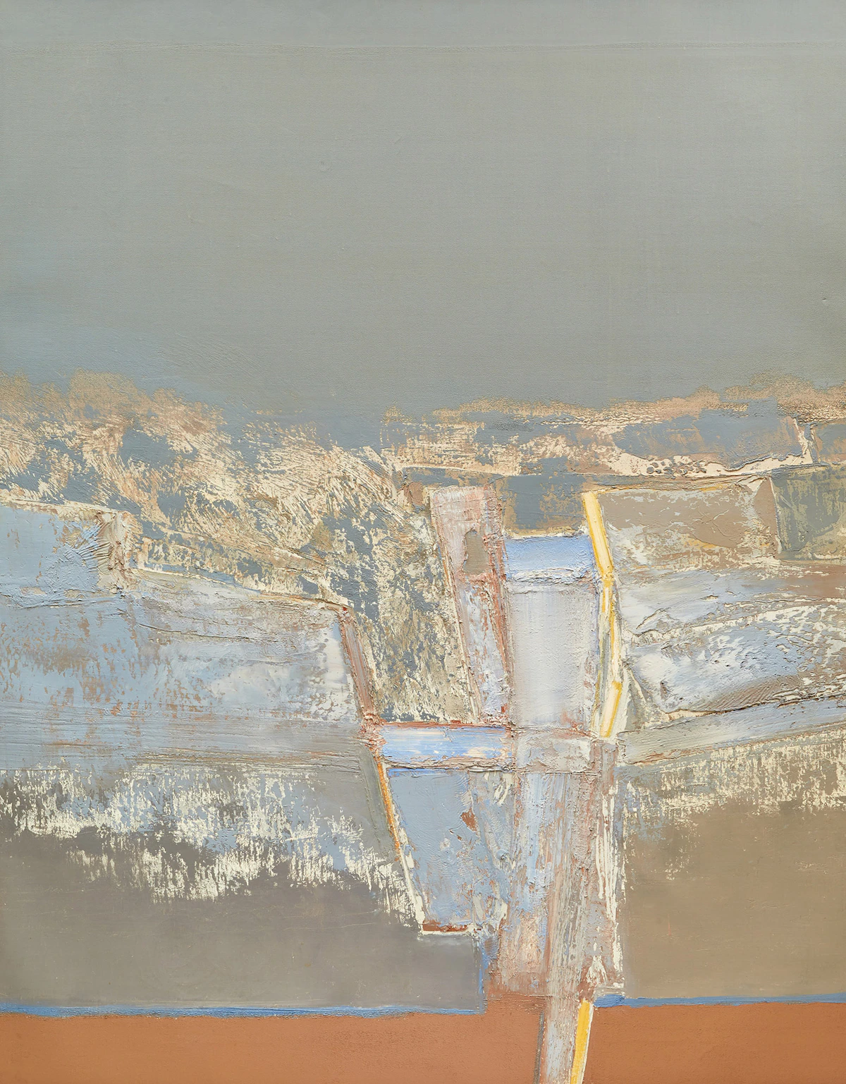 Fernando Teixidor, L’Orage, oil on canvas, 1964