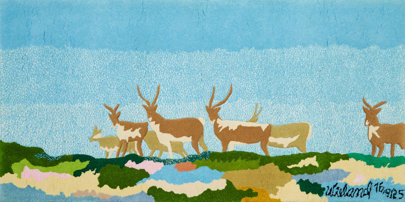 Joyce Wieland, Untitled Tapestry , acrylic fibre tapestry