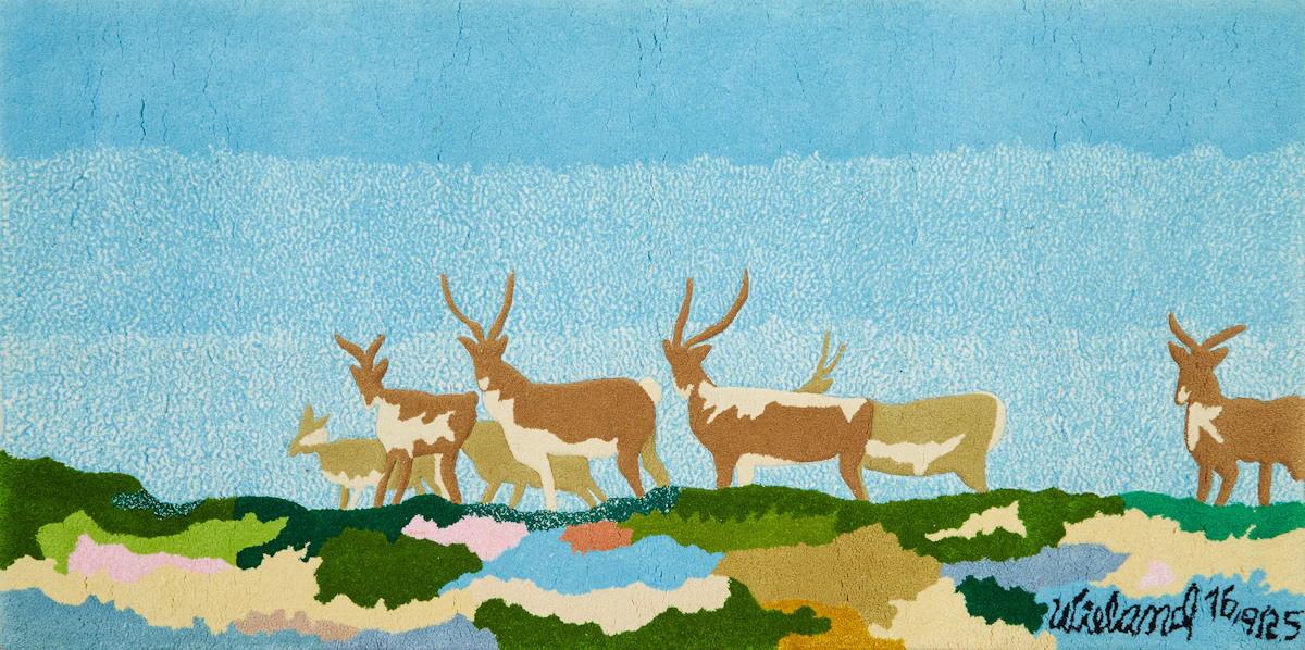 Joyce Wieland, Untitled Tapestry , acrylic fibre tapestry, 1975