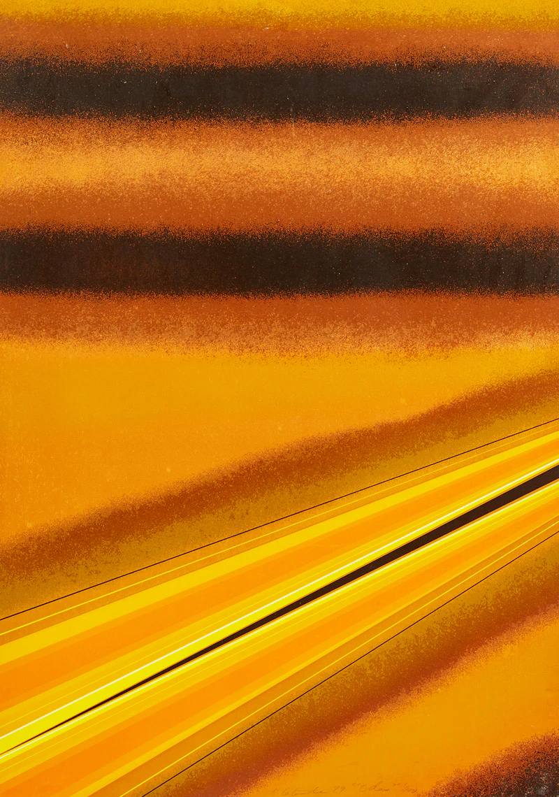 Rita Letendre, Odex, serigraph in colours