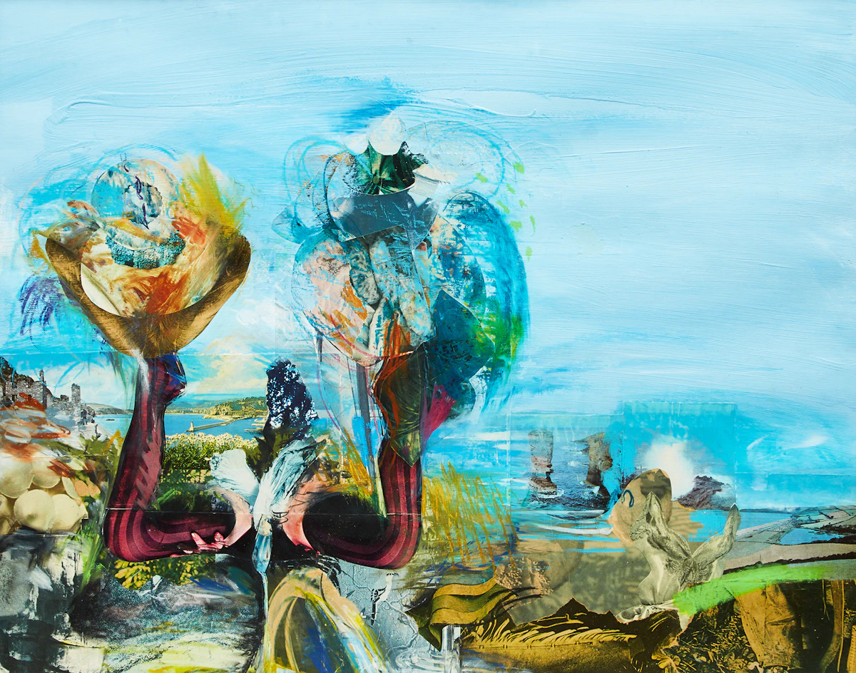 Gordon Rayner, Common Place Somewhere, acrylic, 1975