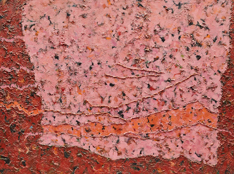Fernand Toupin, Abstraction, mixed media on canvas