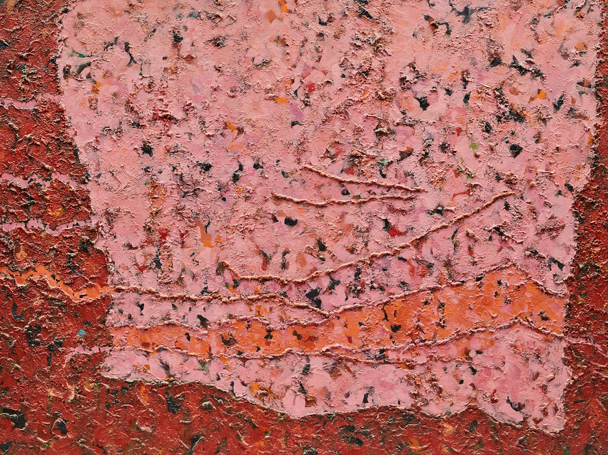 Fernand Toupin, Abstraction, mixed media on canvas, 1963