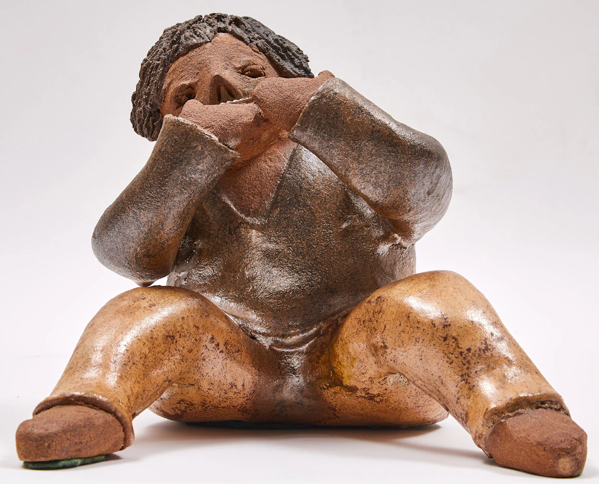 Johanna Eleonore (Hanni) Rothschild, I Play You a Song, ceramic