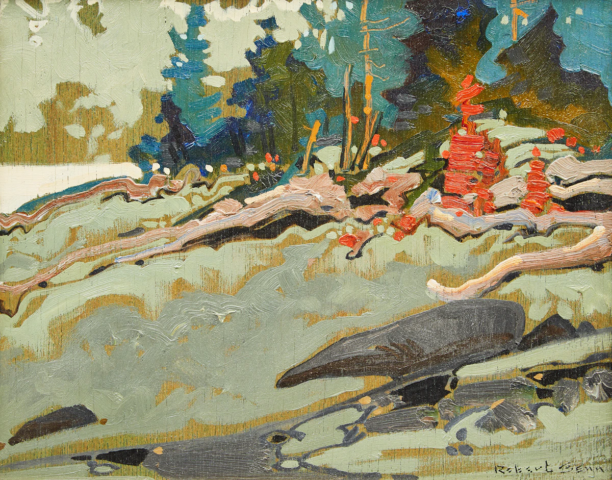 Robert Genn, Hardy Pattern, oil on board