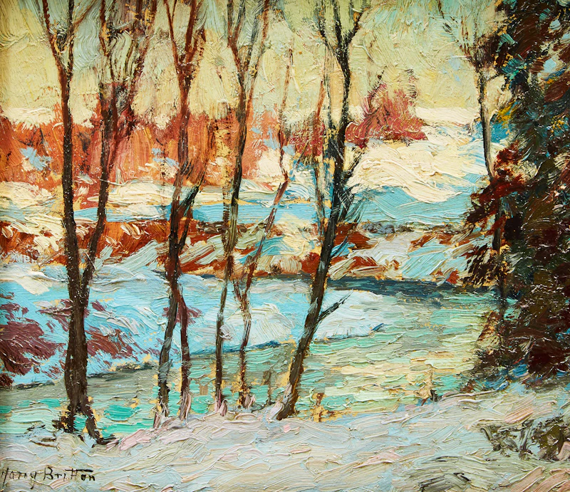 Evening Glow, Winter by Harry Britton