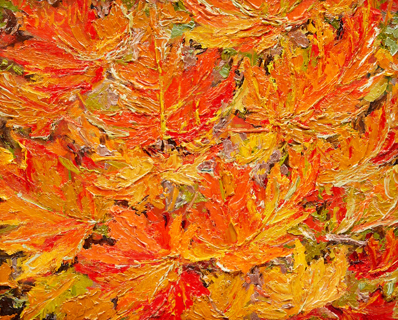 Autumn Leaves (Armour Twp., Dist. of Parry Sound, Ont.) by Lawrence Nickle