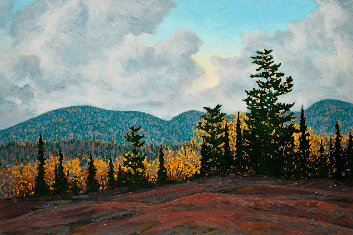 Philip Sybal, The Algonquin Autumn, oil on canvas, 2002