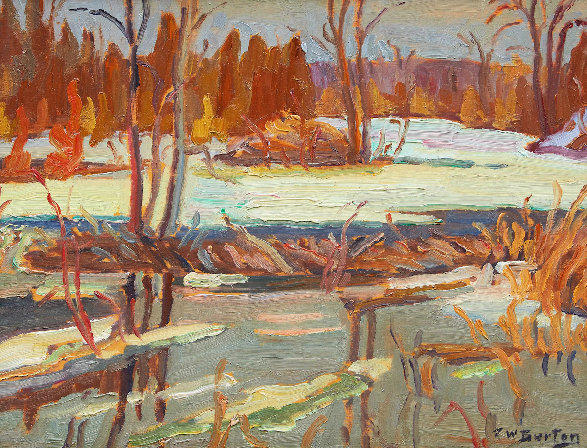 Ralph Wallace Burton, Beaver Dam, near Carleton Place, Ont. , oil on board, 1967